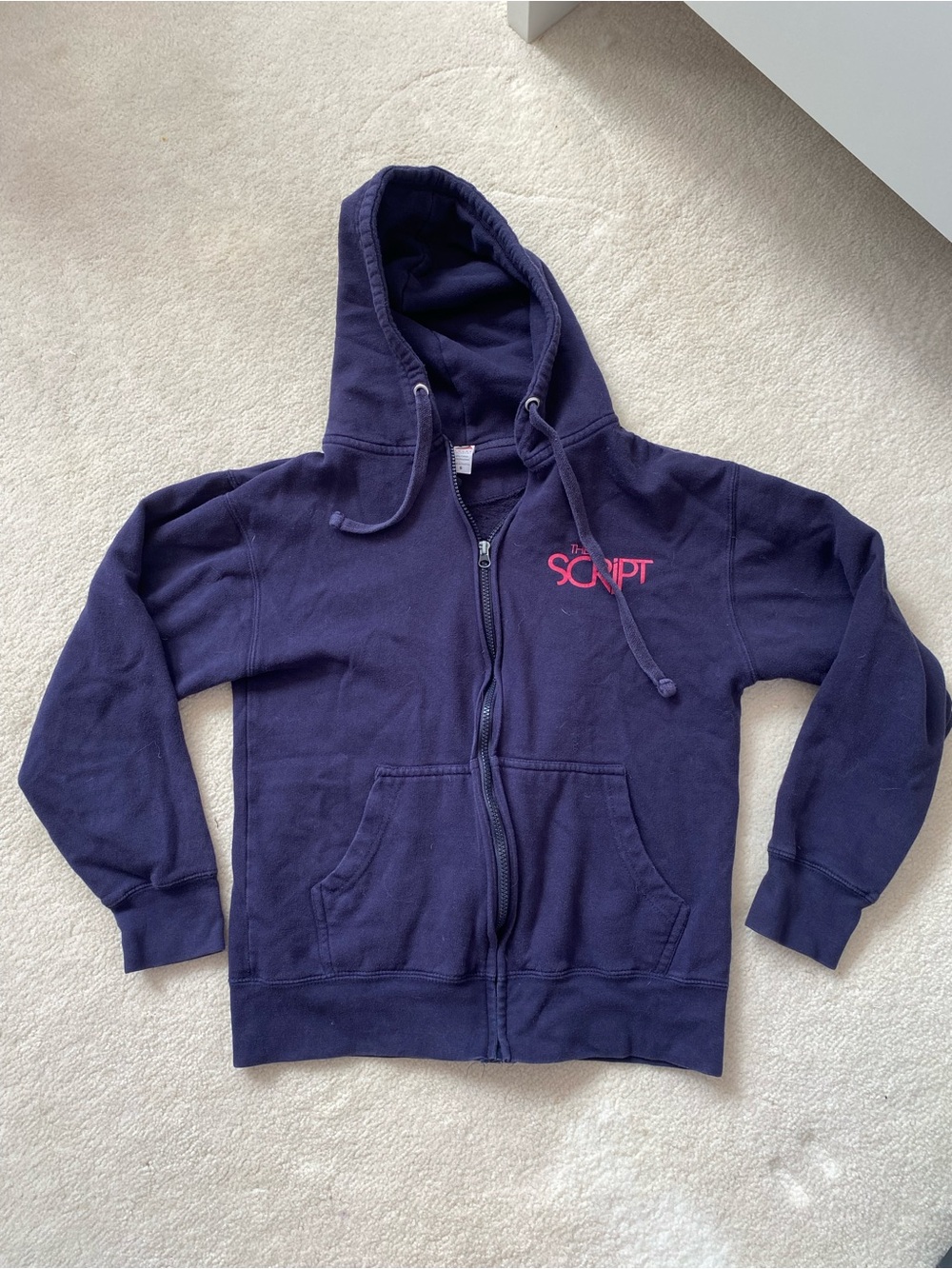 The Script 2022 Tour Navy Zip Up Hoodie